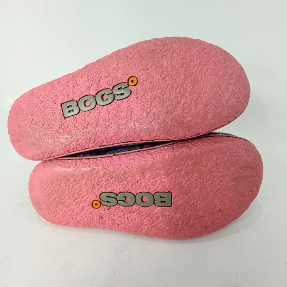 Bogs Baby Owls Purple Pink Waterproof Faux Fur Lined Boots 72166I-540 Kids 10